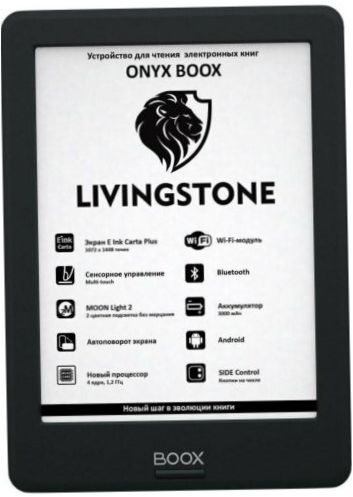 6" ONYX BOOX Livingstone 8GB eBook - Diagonale: 6" (1448x1072, 300 ppi)