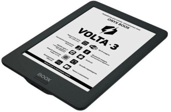 6" ONYX BOOX Volta 3 8GB eBook Reader - Buch- und Dokumentenformate: CHM, DOC, EPub, FB2, HTML, MOBI, PDF, RTF, TXT