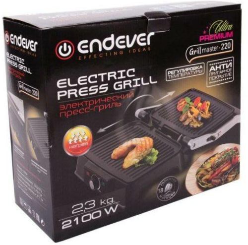 ENDEVER Grillmaster 220, schwarz/Metall