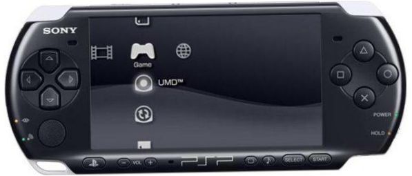 Sony PlayStation Portable Slim & Lite PSP-3000, rot,