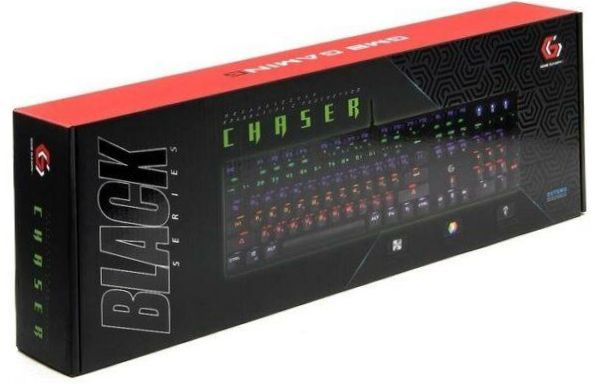 Gembird KB-G550L CHASER Schwarz USB