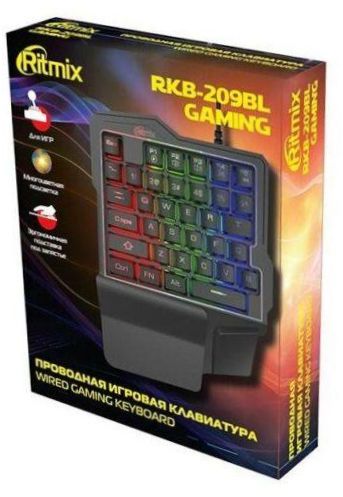 Ritmix RKB-209BL Gaming Schwarz USB