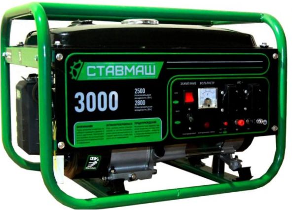 Stavmash BG-3000 Benzin-Generator, (2800 W) - maximale Leistung: 2800 W