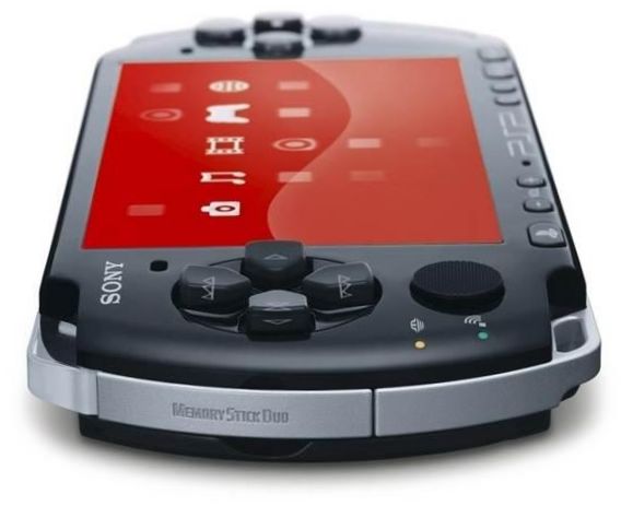 Sony PlayStation Portable Slim & Lite PSP-3000, rot,