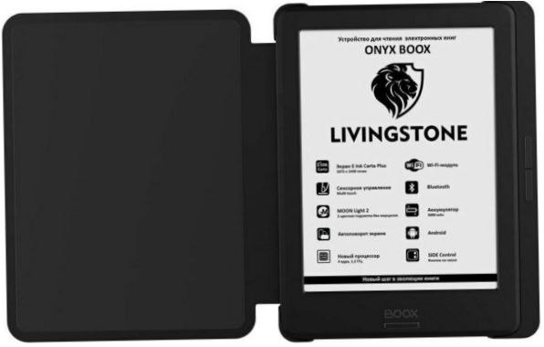 6" ONYX BOOX Livingstone 8GB eBook - Abmessungen: 112.5x156x8.8 mm, Gewicht: 165g