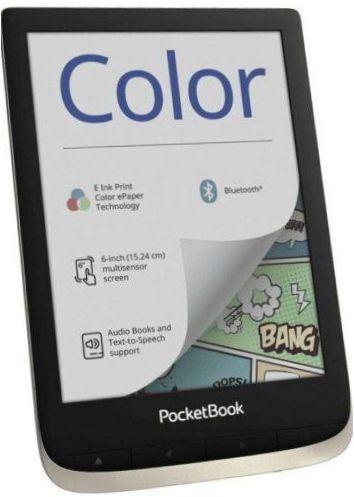 6" PocketBook 633 Color eBook - Größe: 115x174x9 mm, Gewicht: 170g
