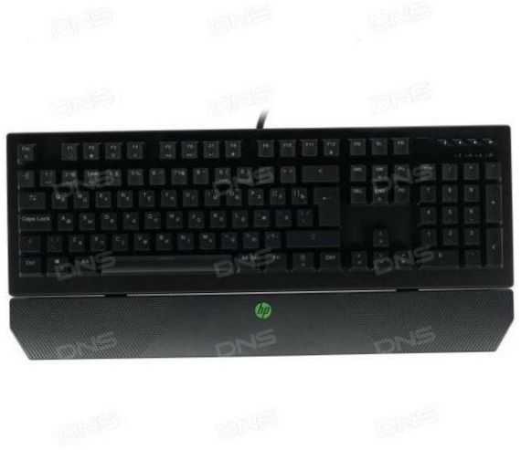 HP Gaming-Tastatur 800 5JS06AA Schwarz USB