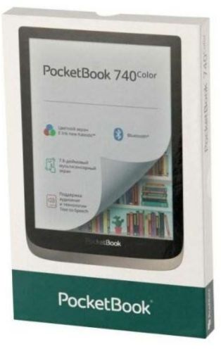 7.8" PocketBook 740 Color 16GB E-Book - Größe: 115x174x9mm, Gewicht: 180g