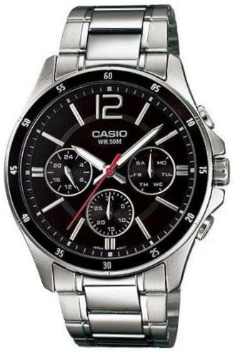 CASIO MTP-1374D-1A Armbanduhr - Batterielebensdauer: 25000 ppm