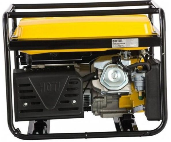 Denzel GE6900 Benzin-Generator (5500W) - Start: manuell