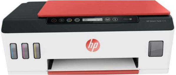 HP Smart Tank 519 Wireless, A4 Farbe, weiß/schwarz/rot