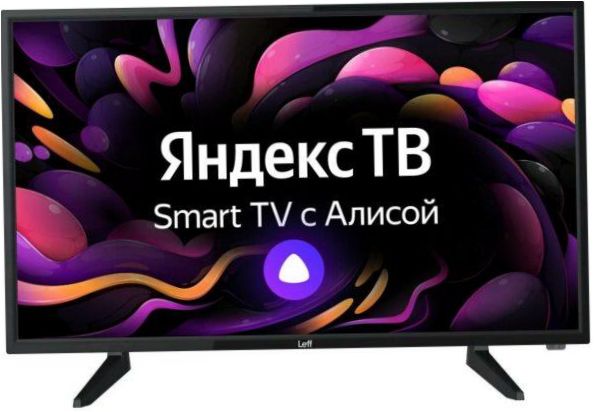 32" Leff 32H520T LED TV (2020) auf Yandex.TV Plattform, schwarz