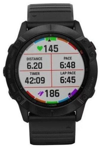 Garmin Fenix 6X Pro Smartwatch - Überwachung: Messung des Sauerstoffgehalts im Blut, EKG, Blutdruckmessung, kontinuierliche Herzfrequenzmessung, Schlafüberwachung, Überwachung der körperlichen Aktivität, Beschleunigungsmesser, Kalorienüberwachung