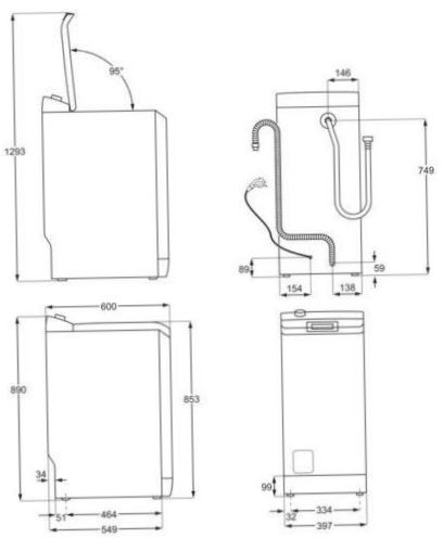 Waschmaschine Electrolux EW6T4R262 - Baureihe: PerfectCare 700