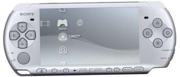 Sony PlayStation Portable Slim & Lite PSP-3000, rot,