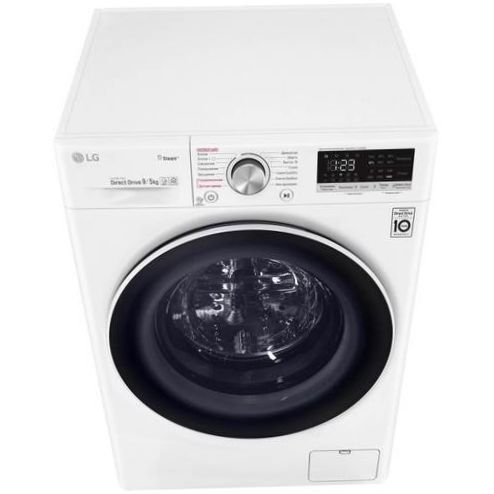 Waschmaschine mit Trockner LG AI DD F4V5VG0W - Schleuderdrehzahl: 1000 U/min