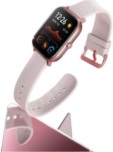 Amazfit GTS Smartwatch - Überwachung: Beschleunigungsmesser, Messung des Sauerstoffgehalts im Blut, Kalorienüberwachung, Schlafüberwachung, Überwachung der körperlichen Aktivität
