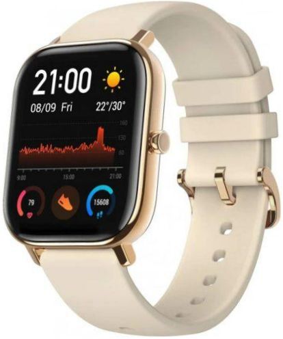 Amazfit GTS Smartwatch - Überwachung: Beschleunigungsmesser, Kalorienüberwachung, Schlafüberwachung, Überwachung der körperlichen Aktivität, kontinuierliche Herzfrequenzmessung