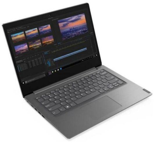 14" Lenovo V14-IIL Laptop (1920x1080, Intel Core i3 1.2GHz, 4GB RAM, 128GB SSD, Win10 Home), 82C4016, Eisengrau