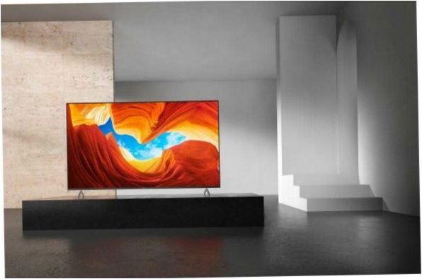 65" Sony KD-65XH9077 LED TV, HDR, Triluminos (2020), silber