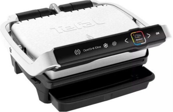 Tefal Optigrill Elite GC750, silber/schwarz