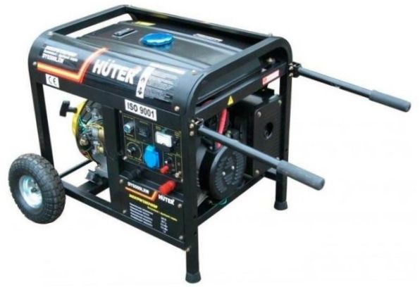 Benzin-Generator Huter DY6500LXW, (5500 W) - Art der Kühlung: Luft