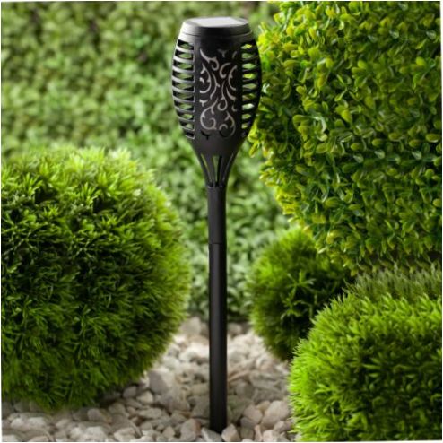 ERA Garden Light Torch ERASF020-33 LED, Rahmenfarbe: schwarz, Sockelfarbe: schwarz