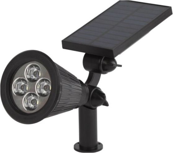 LED-Gartenleuchte ERASP024-10 solarbetriebene Gartenleuchte, Farbe der Leuchte: schwarz