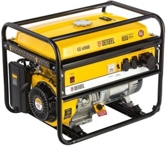 Denzel GE6900 Benzin-Generator (5500W) - Maximale Leistung: 5500W