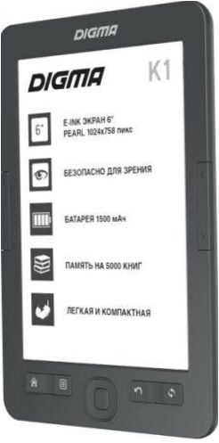 6" DIGMA K1 eBook Reader - Diagonale: 6" (1024x758, 212 ppi)