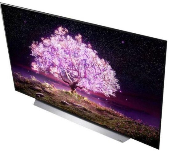 65" LG OLED65C1RLA OLED, HDR (2021), weiß vanille