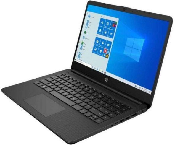 14" HP 14s-fq0087ur Notebook (1920x1080, AMD Athlon 1.2GHz, 8GB RAM, 256GB SSD, Win10 Home), 3B3M1EA, schwarz