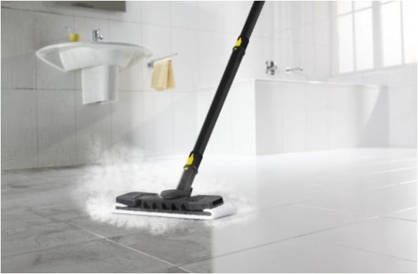 Karcher Dampfmopp in Aktion