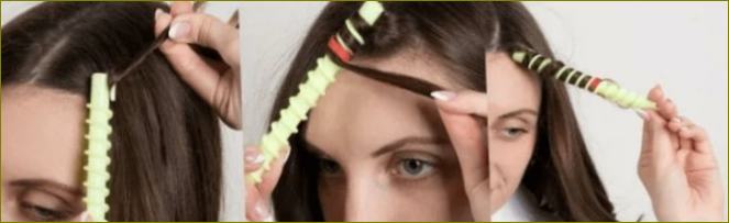 Wie man eine Haarklammer benutzt