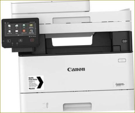 Canon i-SENSYS MF443dw, weiß/schwarz