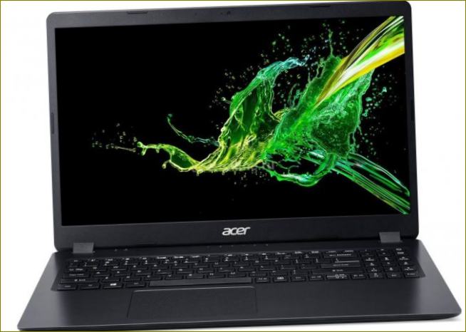 Das Notebook Acer ASPIRE 3 A315-54K-396U