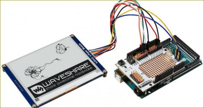 E-Ink-Modul mit Controller