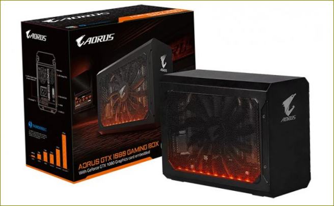 Aorus GTX 1080 Gaming Box - Externe Box mit GeForce 3D-Grafikkarte