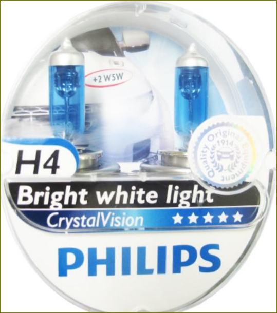 Philips Crystal Vision H4 Foto