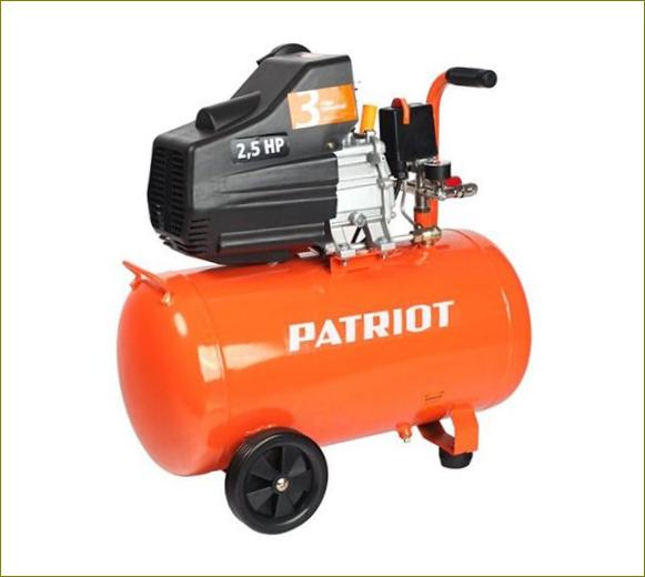 PATRIOT Euro 50-260K Ölkompressor, 50 l, 1,8 kW