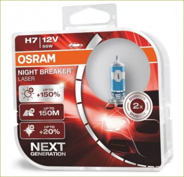 Osram NIGHT BREAKER LASER H7 64210NL-HCB 12V 55W 2 Stk