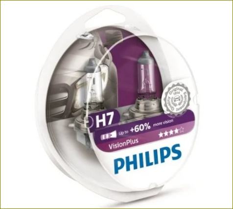 Philips Vision Plus 12972VPS2 H7 55W 2 Stk