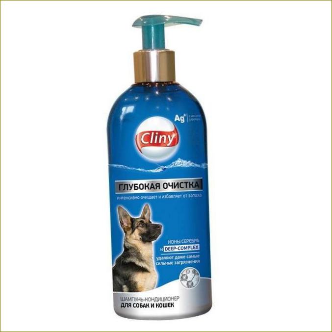 Cliny Deep Cleaning Shampoo-Conditioner für Hunde und Katzen 300ml