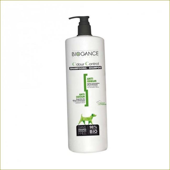 Biogance Odour Control Shampoo zur Neutralisierung von unangenehmen Gerüchen 1 l