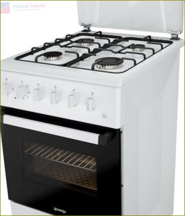 Gorenje KNF 5110 W Gasherd mit Elektrobackofen