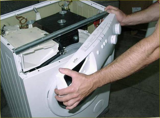 Entfernen Sie die Innenverkleidung der Waschmaschine