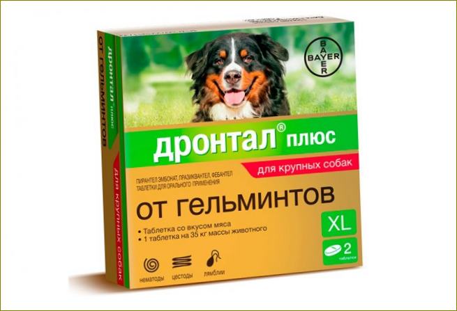 Drontal Plus Entwurmungstabletten für Hunde