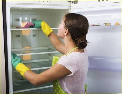 Abtauen eines Kühlschranks ohne Gefrierfach