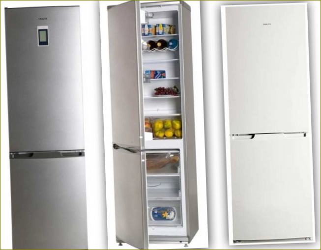 Bewertung der besten Kühlschränke Atlant nach den Bewertungen der Käufer
