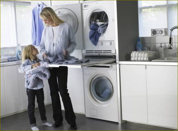 Wenn Sie keine Zeit zum Trocknen haben, ist ein Wäschetrockner die Lösung! Foto der Website